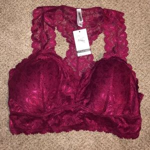 Maroon Bralette